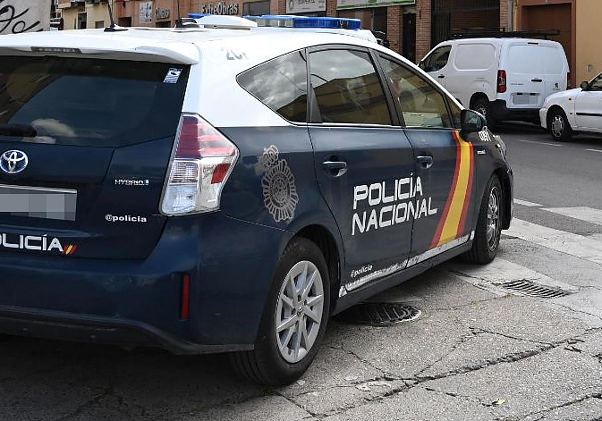 Un coche de la Policía Nacional