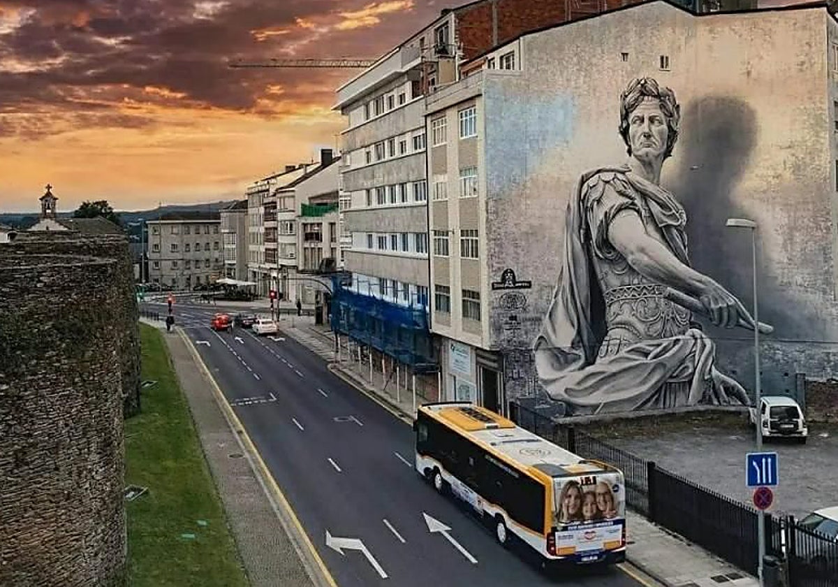 Una imagen de la muralla de Lugo, en una imagen de archivo