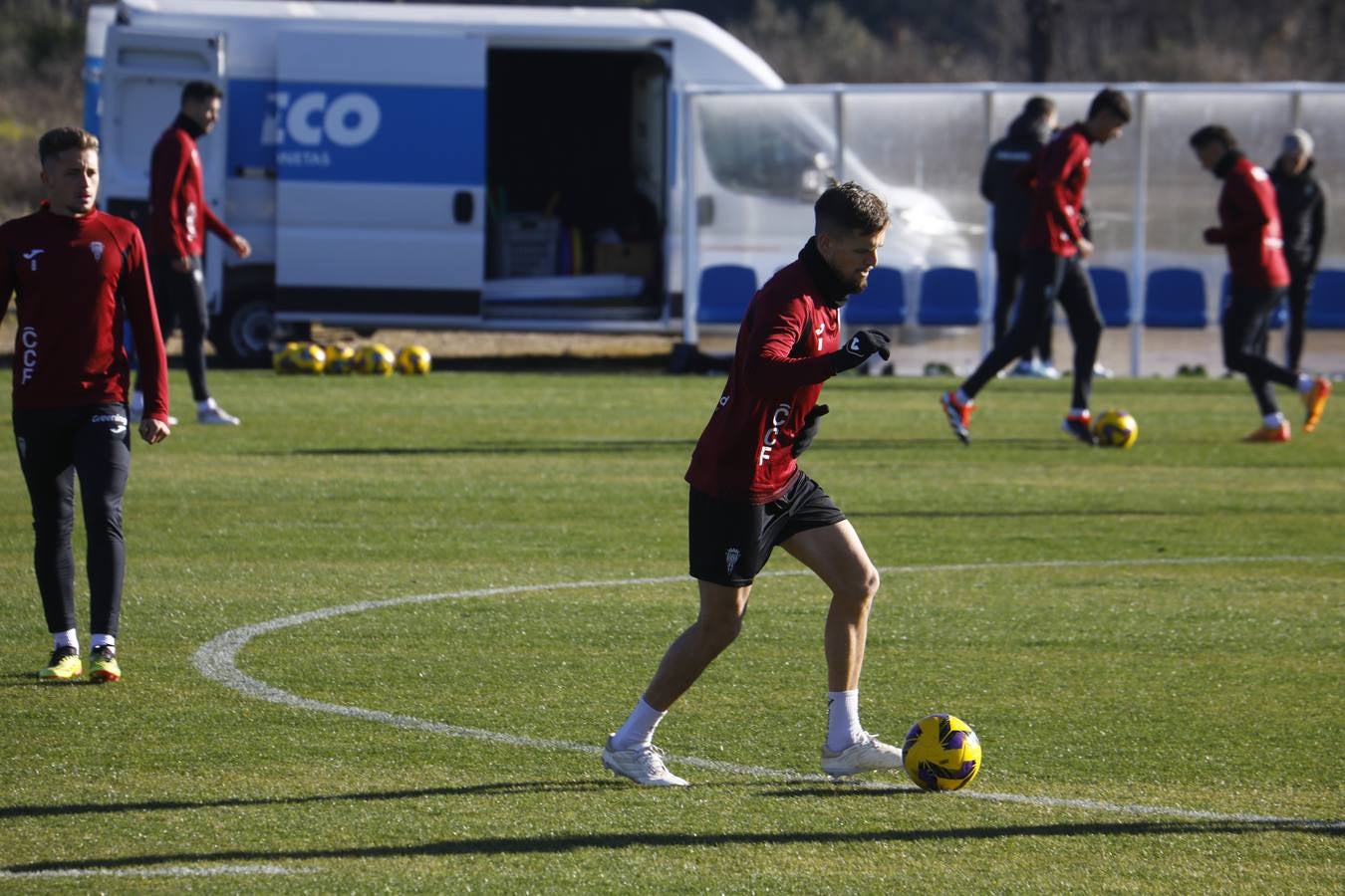 El primer entrenamiento de 2025 del Córdoba CF, en imágenes