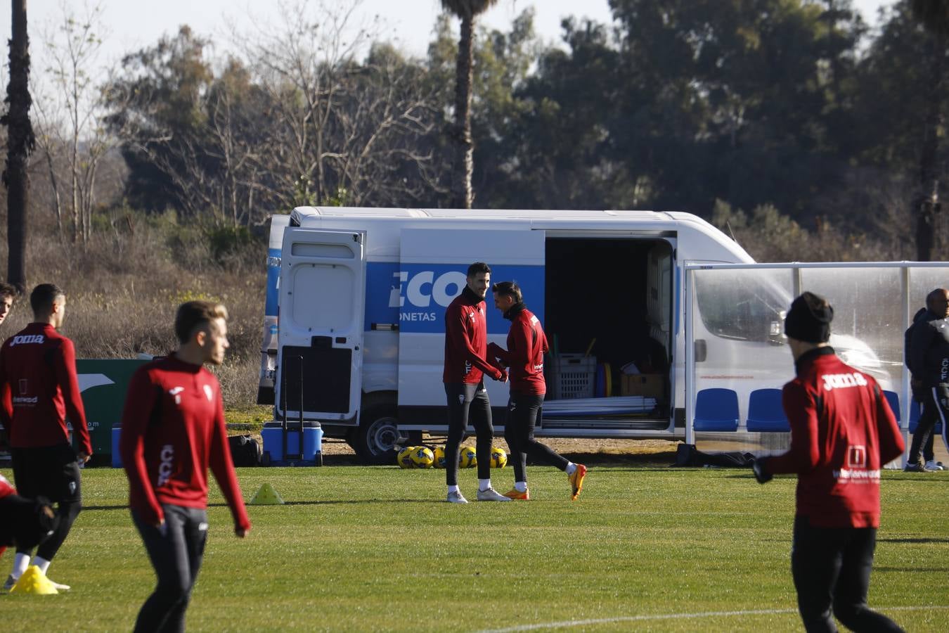 El primer entrenamiento de 2025 del Córdoba CF, en imágenes