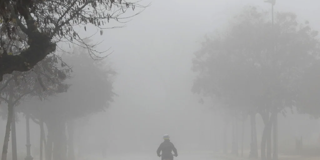 Aviso amarillo en Aragón por la espesa niebla y las temperaturas gélidas