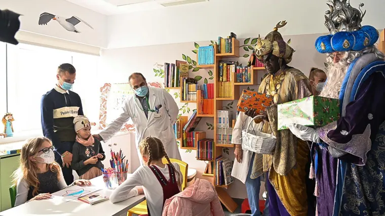 Los Reyes Magos en el hospital Torrecárdenas de Almería