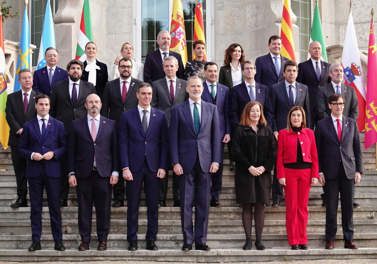 Autoridades durante la XXVII Conferencia de Presidentes el pasado 13 de diciembre en Santander