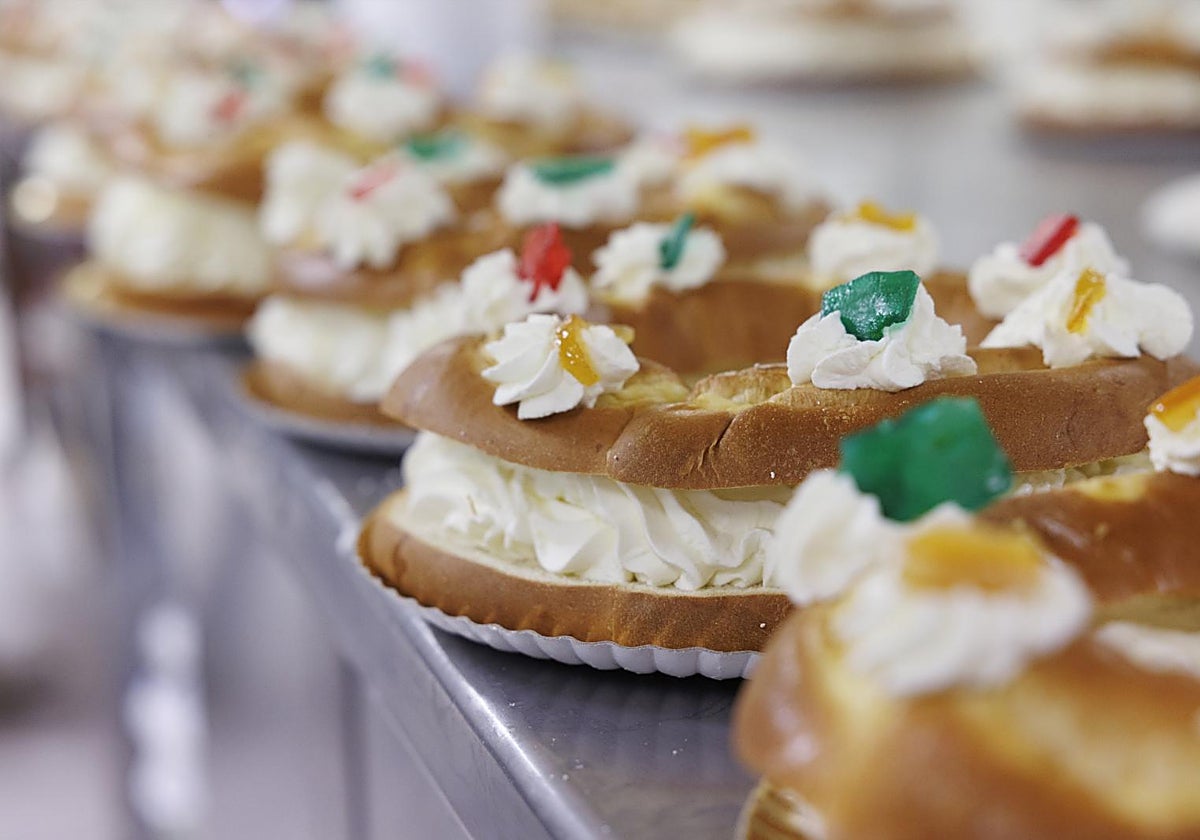 Imagen de archivo de roscones de Reyes