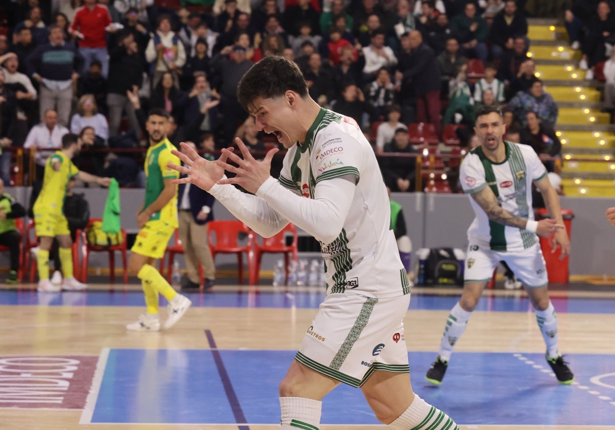 Murilo lamenta la derrota del Córdoba Patrimonio ante el Jaén, este miércoles en Vista Alegre