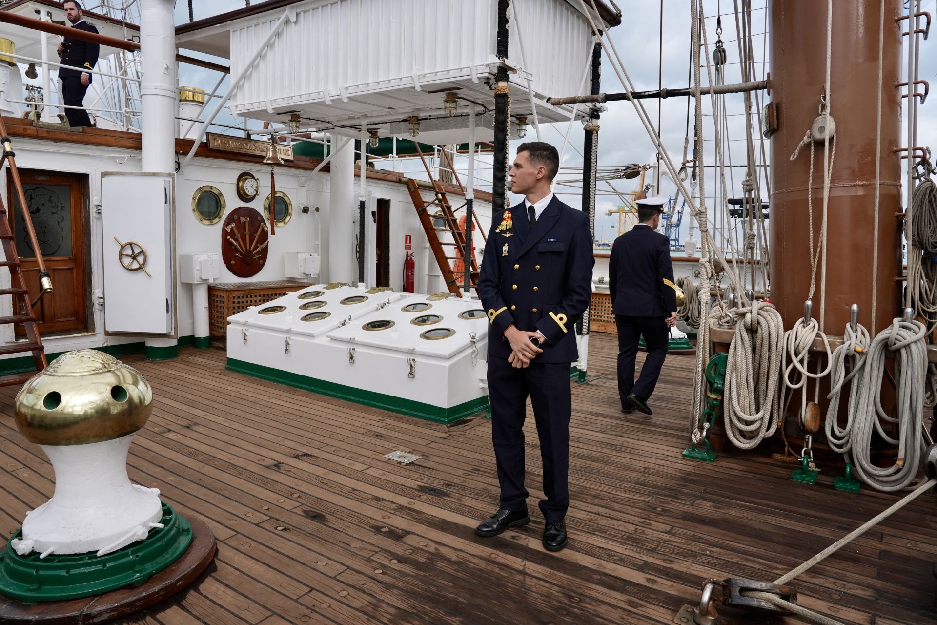 El embarque de Leonor en el buque escuela Juan Sebastián de Elcano, en imágenes