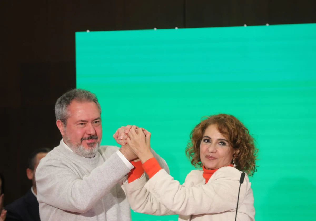 Juan Espadas y María Jesús Montero