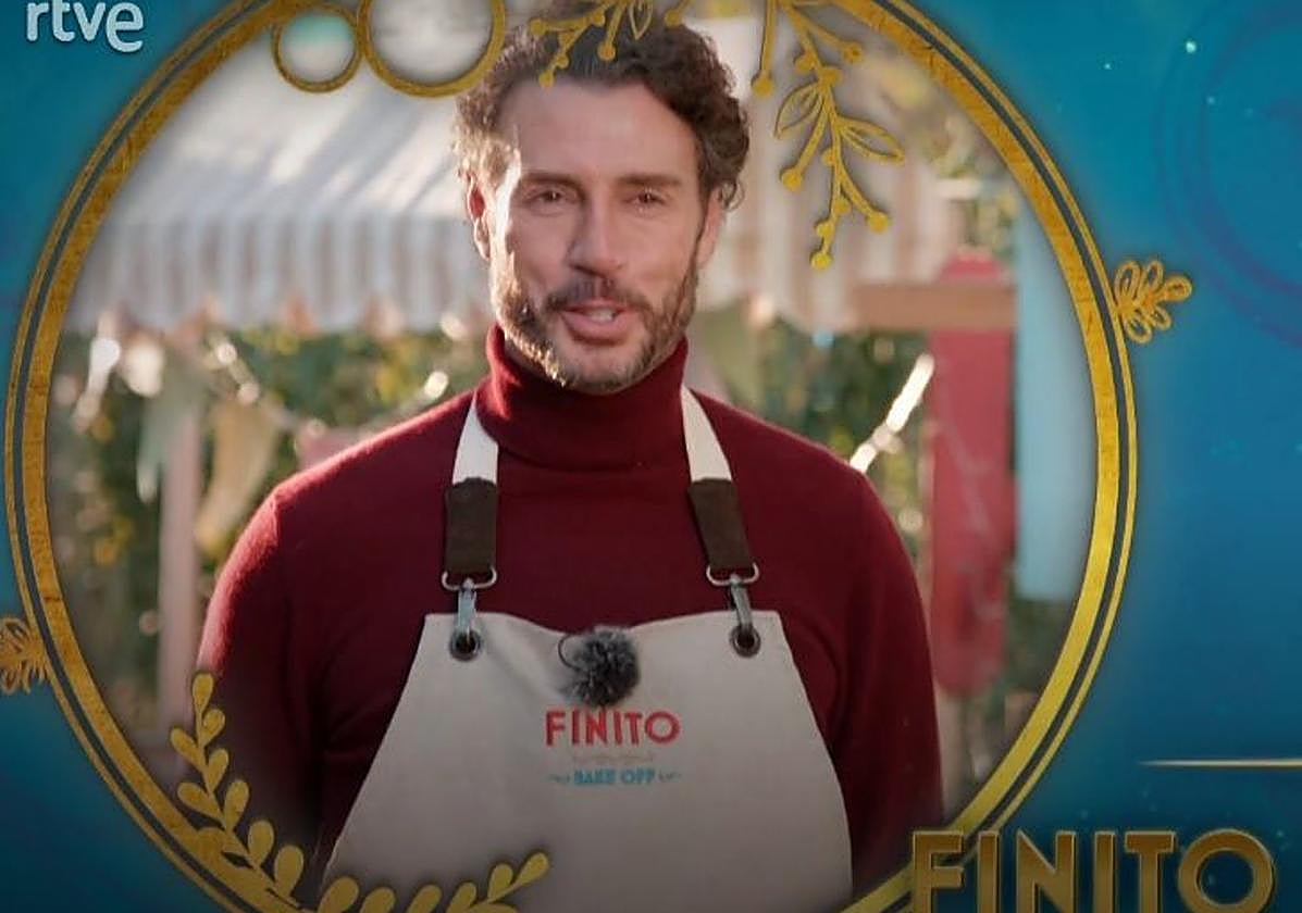 Finito durante un momento de la grabación del programa.