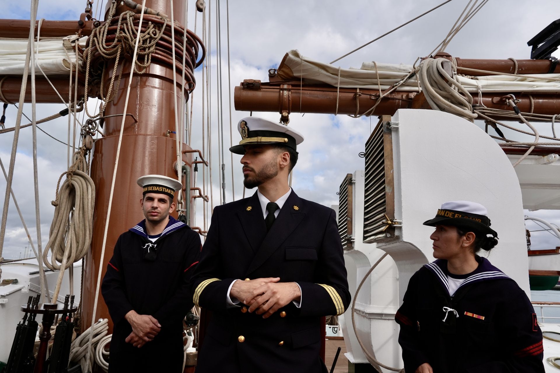 El embarque de Leonor en el buque escuela Juan Sebastián de Elcano, en imágenes