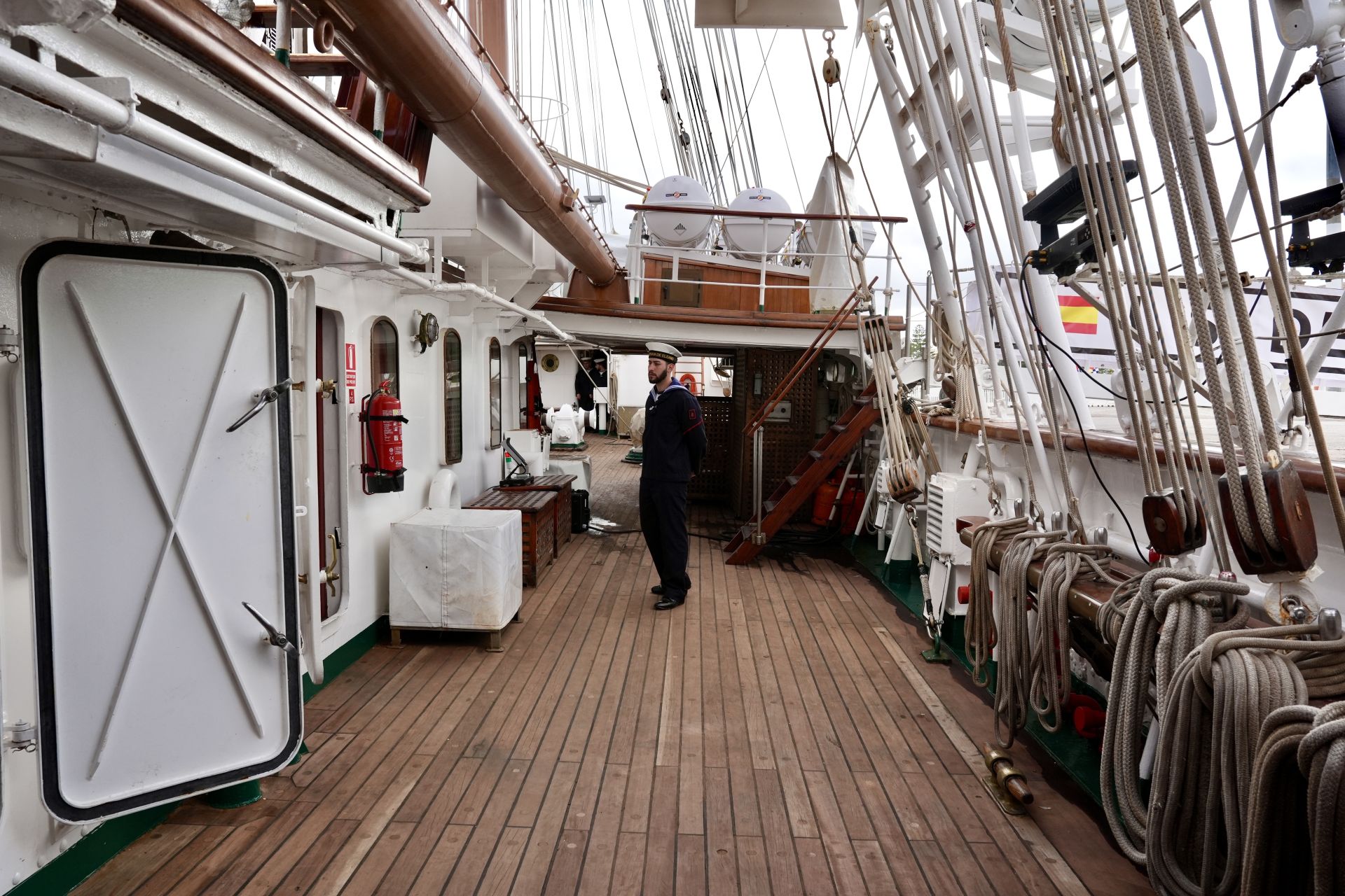 El embarque de Leonor en el buque escuela Juan Sebastián de Elcano, en imágenes