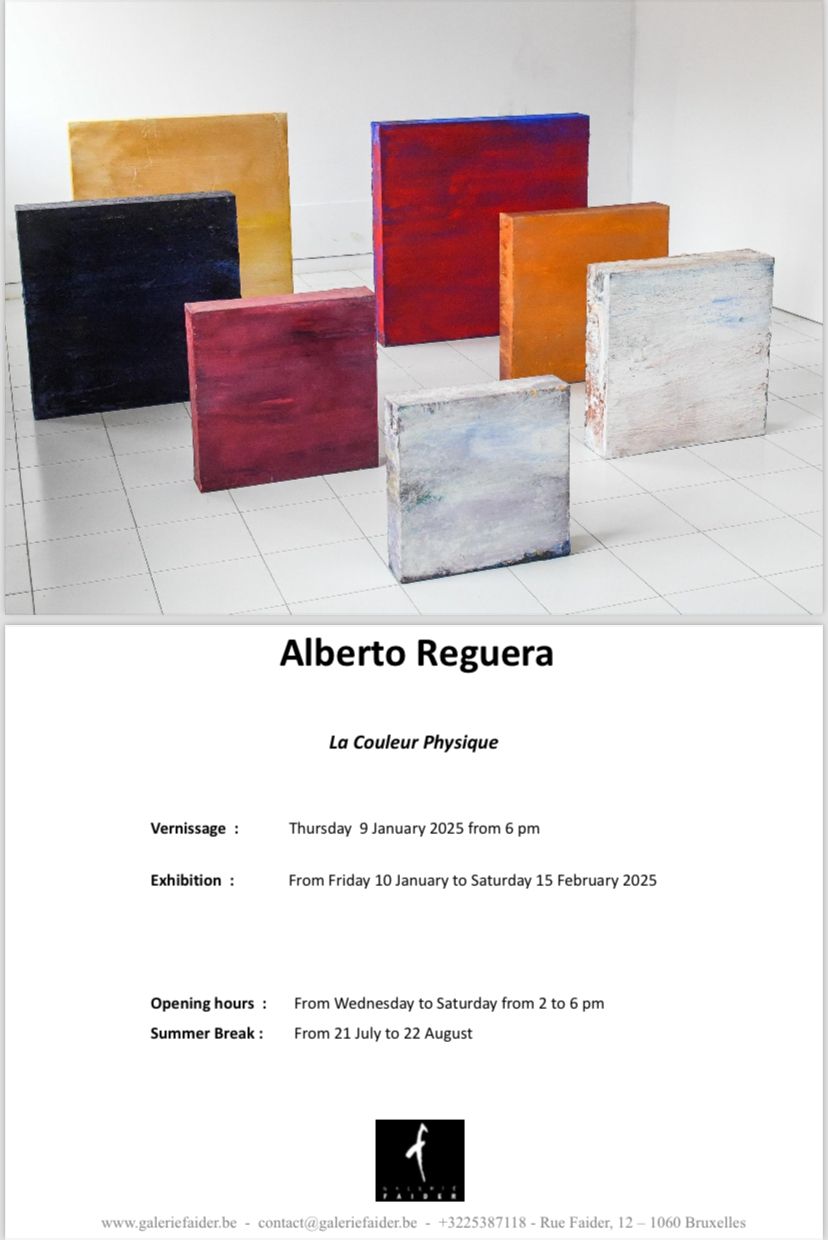 Algunas de las obras que se podrán ver en la galería Faider