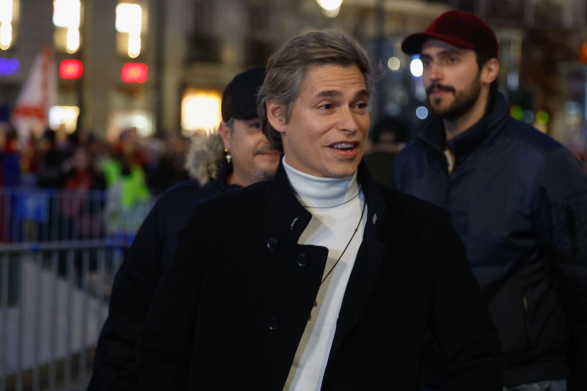 El cantautor venezolano Carlos Baute participa en la manifestación de Madrid.