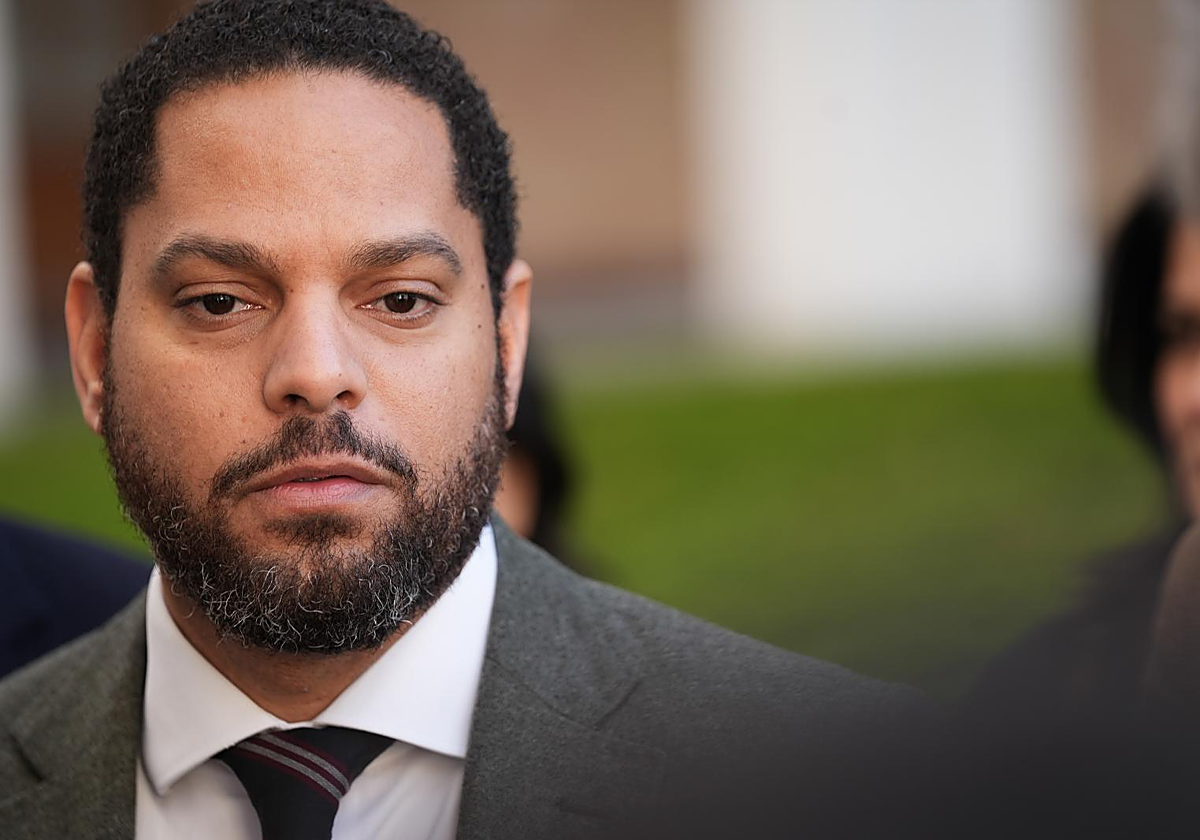 Ignacio Garriga, líder de Vox en Cataluña y secretario general del partido, ayer, en Sevilla