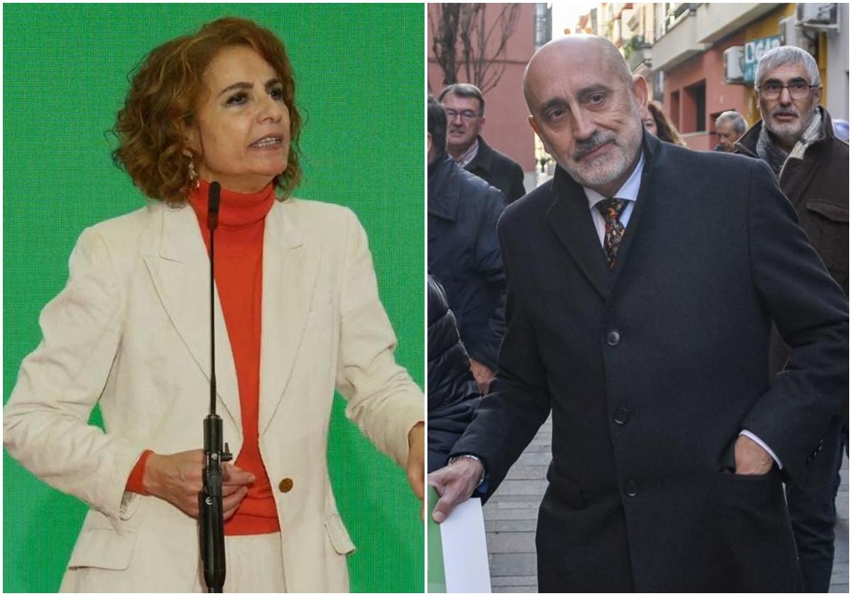 María Jesús Montero y Luis Ángel Hierro, esta semana