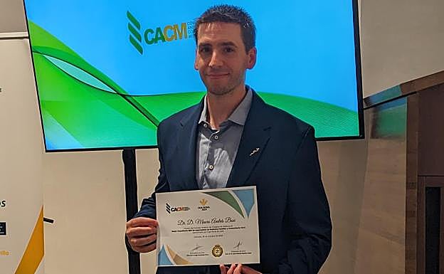 Bosi, durante la entrega del premio CACM al mejor expediente MIR en Medicina Familiar y Comunitaria