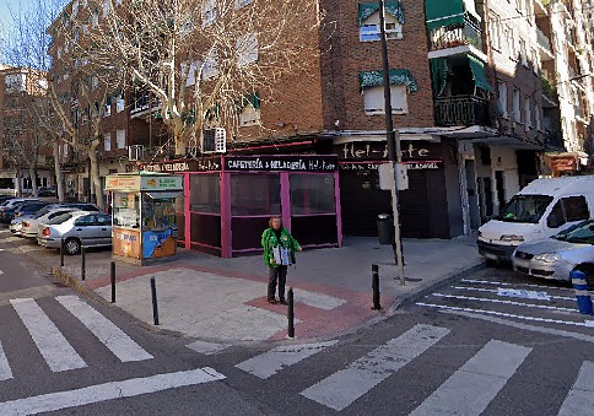 Cruce de calles donde ocurre la agresión