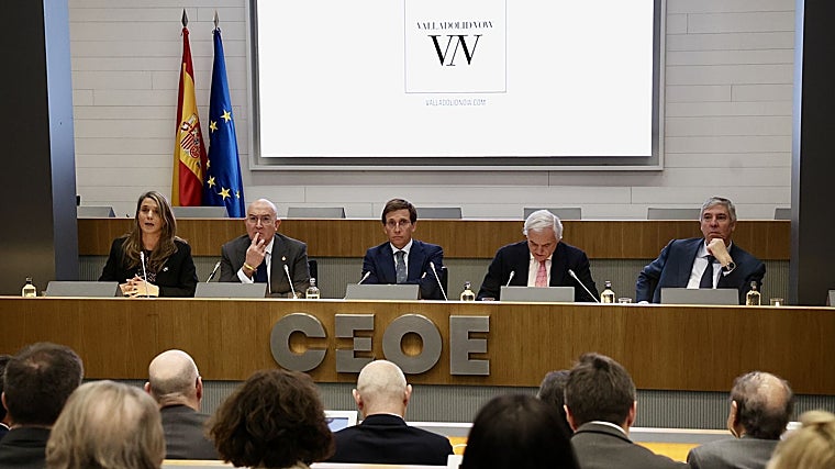 Presentación del proyecto Valladolid Now en la sede de CEOE en Madrid