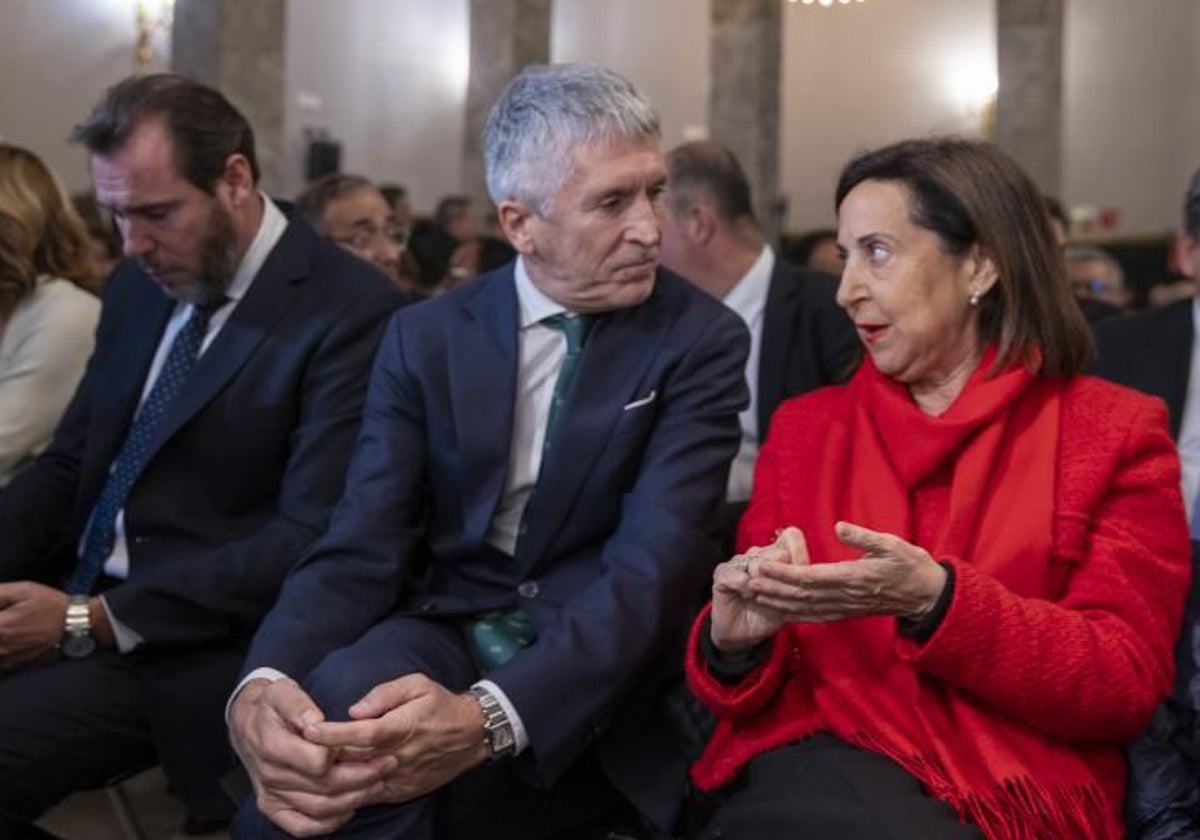 Los ministros de Interior y Defensa, Marlaska y Robles