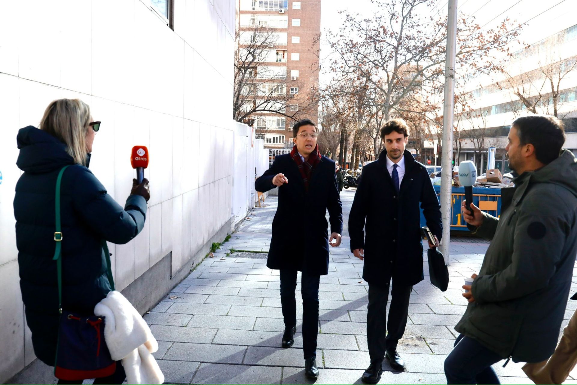 Errejón, a su llegada al juzgado para declarar denunciado por agresión sexual: «Tengo plena confianza en la Justicia»