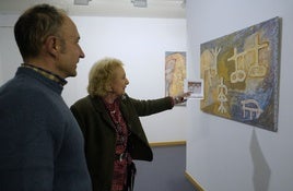 'Arte en el Camino' muestra en Ponferrada la obra de una veintena de artistas leoneses