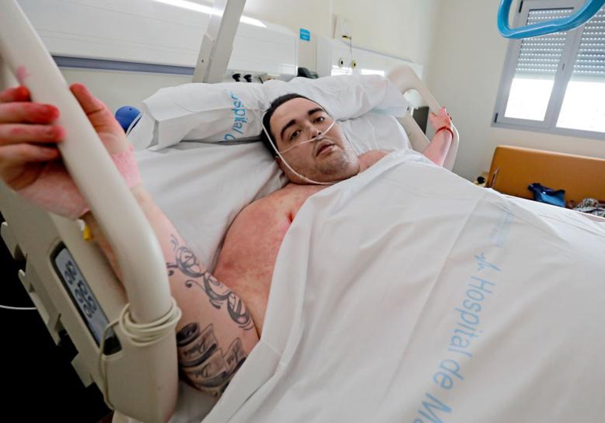 Imagen de archivo de Teo Rodríguez, el joven de 350 kilos, detenido por un presunto delito de tráfico de drogas