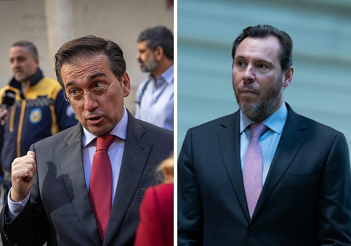 Los ministros Albares y Puente