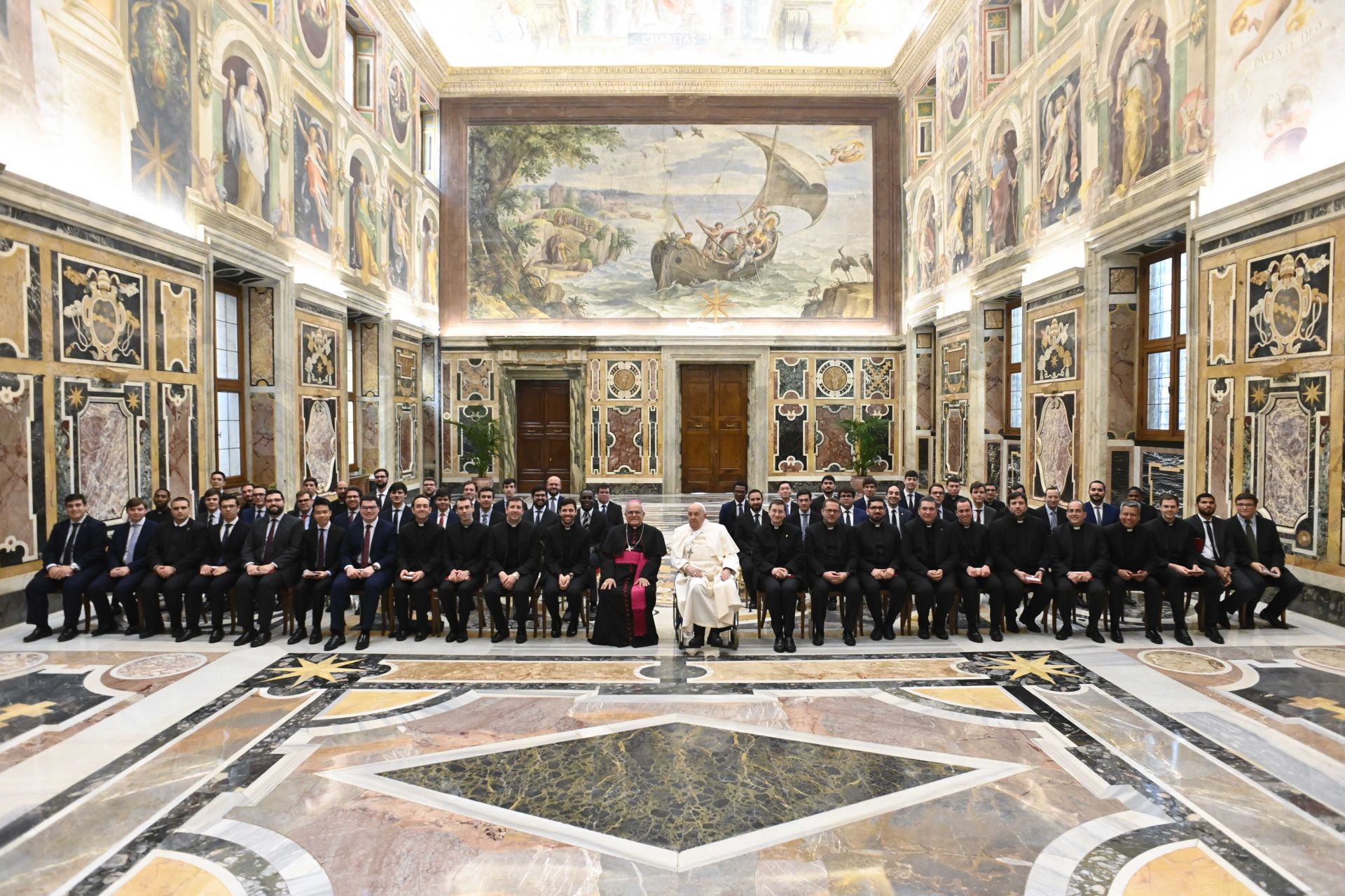 La emocionante recepción del Papa a los seminaristas de Córdoba, en imágenes