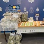 Ocho detenidos con 40 kilos de marihuana de una banda que hacía envíos por paquetería a gran escala a toda Europa