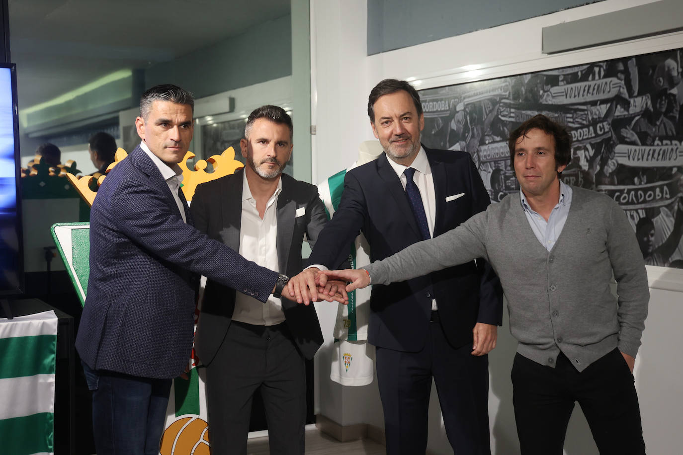 El acuerdo de renovación de Iván Ania con el Córdoba CF, en imágenes