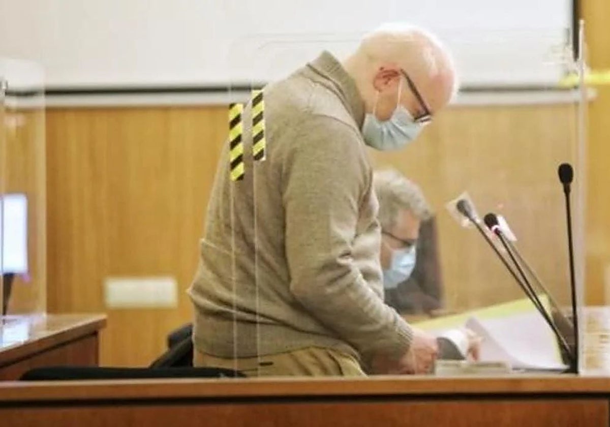 Oliver F. durante la vista celebrada en Valladolid