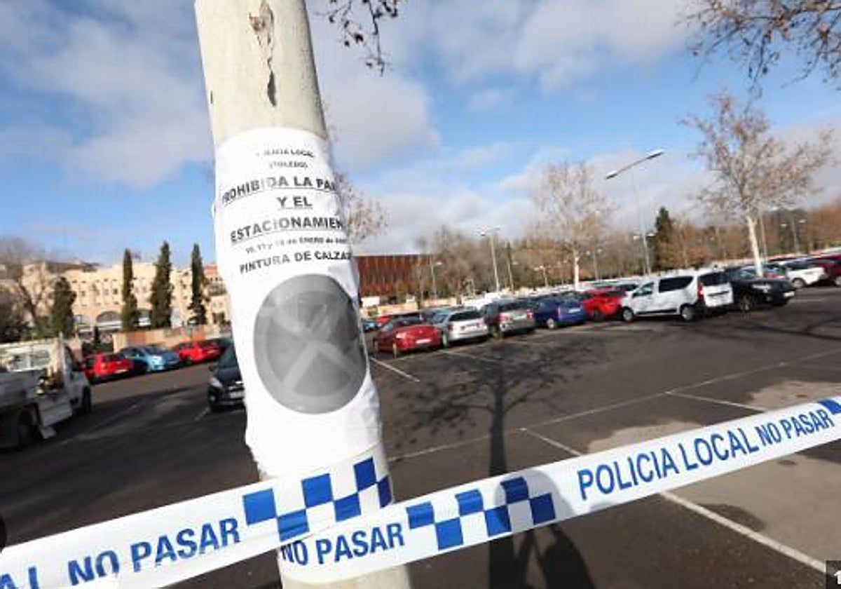 Aparcamiento de Safont donde pronto comenzará a entrar en vigor la zona magenta