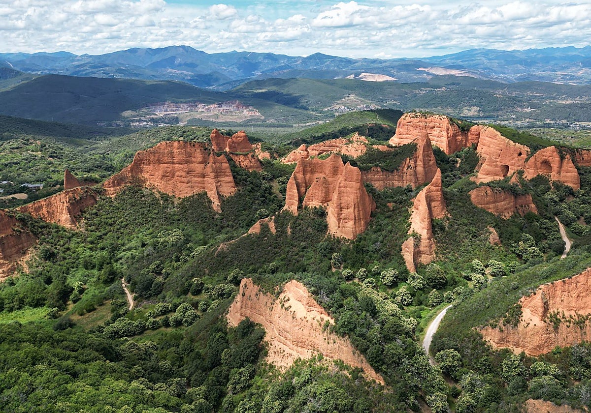 Yacimiento de Las Médulas, en León, Patrimonio de la Humanidad desde 1997