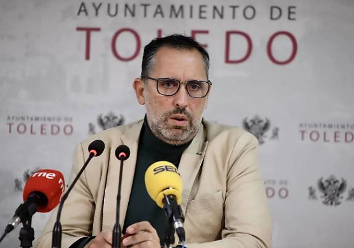 Iñaki Jiménez, concejal de Movilidad, Transportes, Interior y Personal del Ayuntamiento de Toledo
