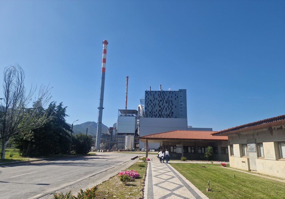 Fábrica de Altri en Vila Velha de Ródao (Portugal) en una imagen de archivo