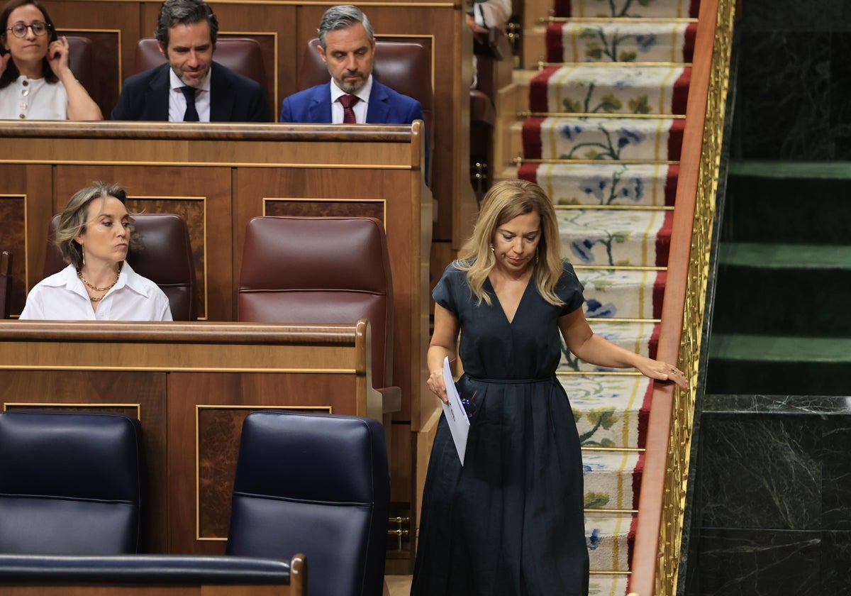 Ana Alós, vicesecretaria del PP en Génova, y secretaria general del PP aragonés, en una imagen de archivo en el Congreso de los Diputados