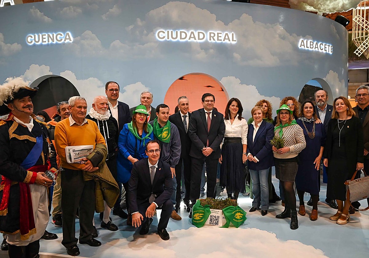 Miguel Ángel Valverde en la presentación de la provincia de Ciudad Real en Fitur