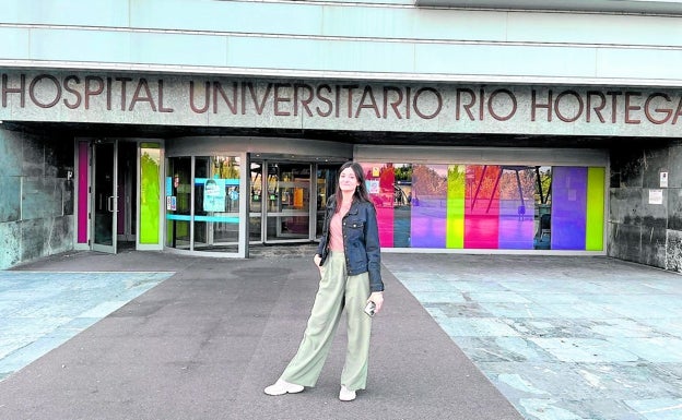 Agustina, residente de Argentina en el Río Hortega