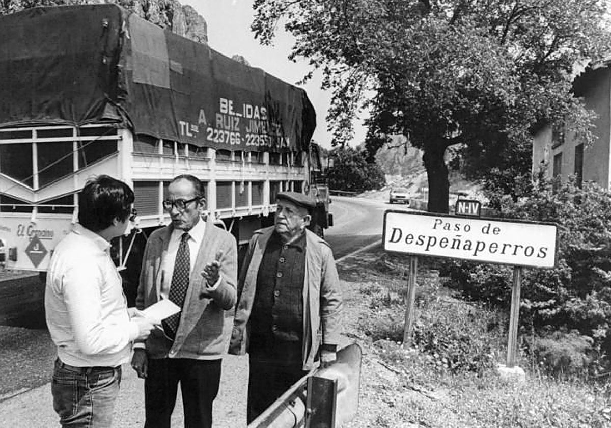 Paso de Despeñaperros en la década de los 80
