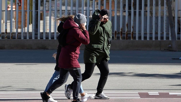 El viento de la borrasca Herminia provoca casi 200 incidencias en Andalucía