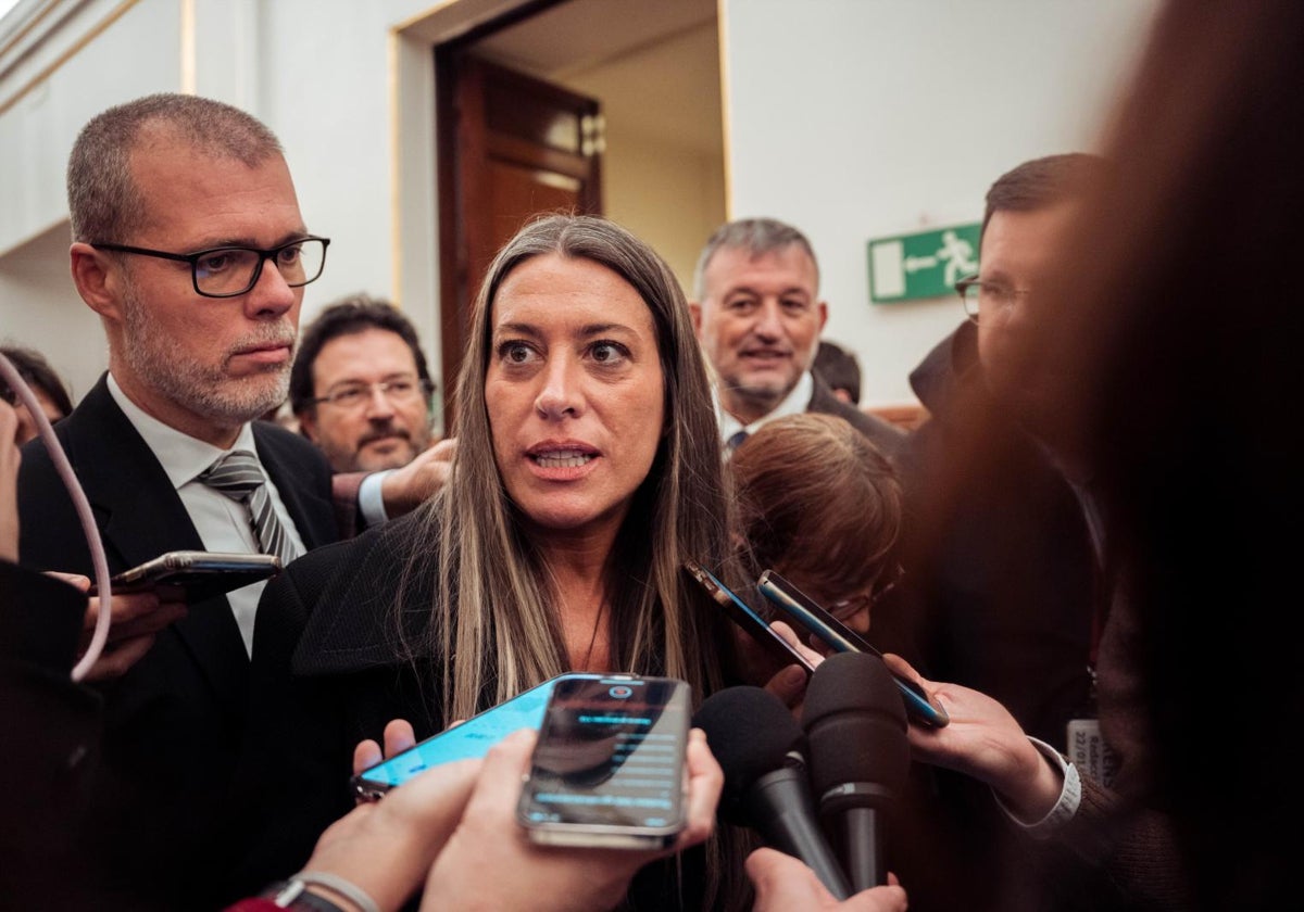 Míriam Nogueras, en el Congreso de los Diputados