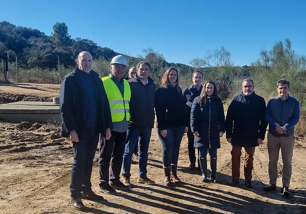 El director general de Desarrollo Rural, José Juan Fernández, ha visitado las obras en Malpica de Tajo