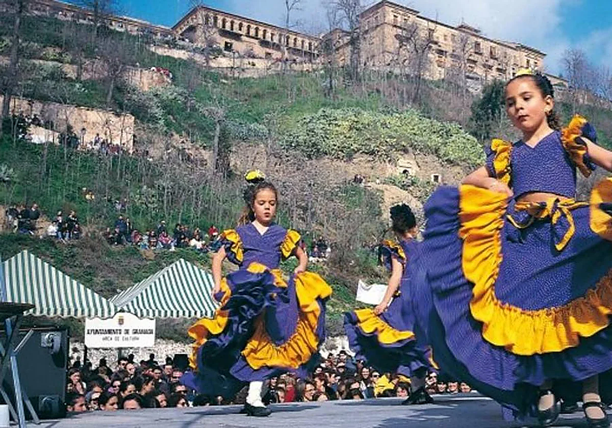 Baile en el Sacromonte bajo la abadía, en imagen de archivo