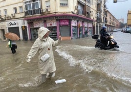 Málaga activa el Plan de Emergencia por lluvias y Torremolinos pide a los alumnos no ir a clase