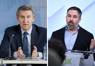 Bronca política en la derecha: Feijóo llama «oposición de tumbona a Vox» y Abascal le acusa de señalar «a Trump en lugar de a Sánchez»