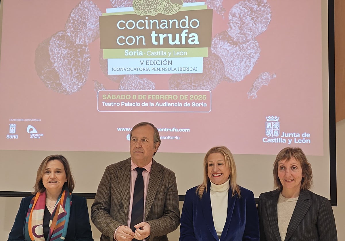 Presentación del V Concurso Internacional 'Cocinando con Trufa', en Soria