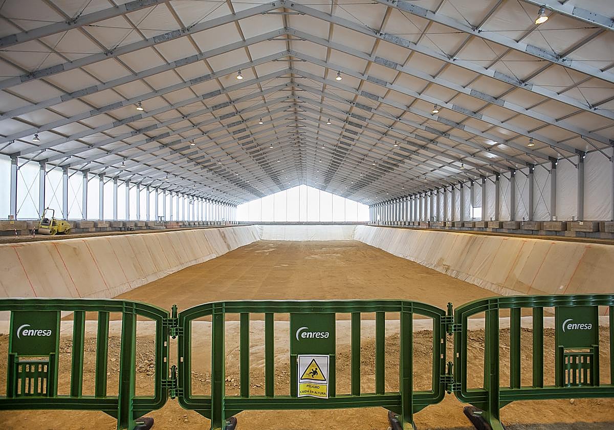 Imagen de una de las celdas de El Cabril