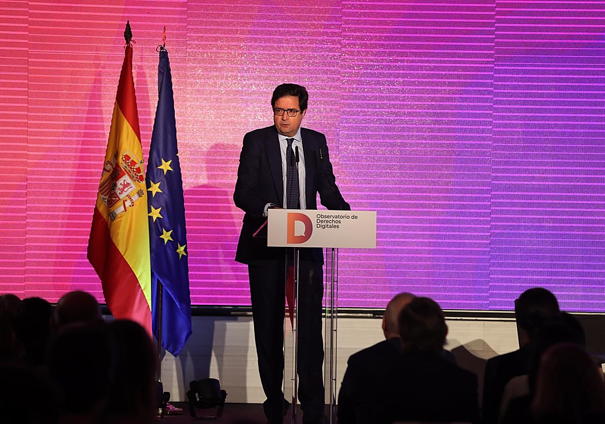 Imagen del ministro para la Transformación Digital y de la Función Pública, Óscar López