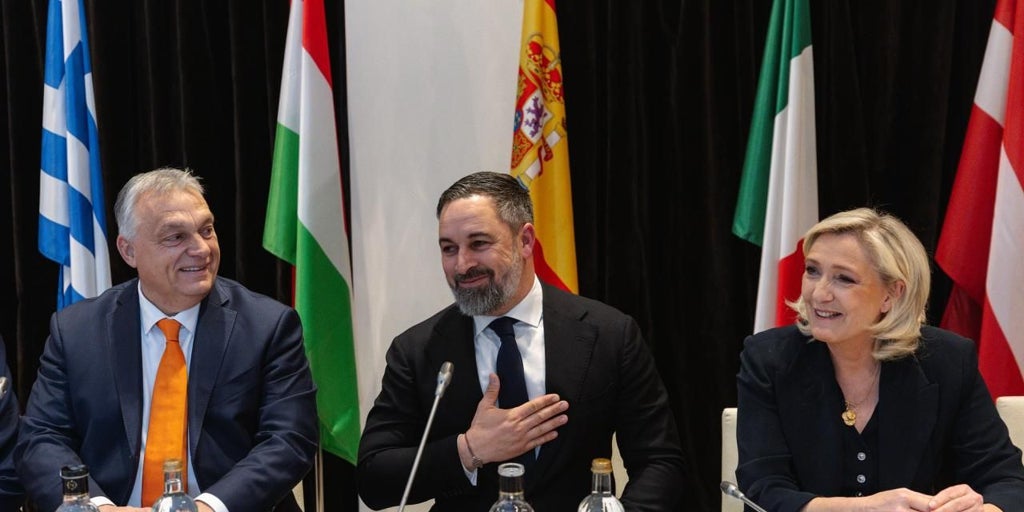 Abascal recibe a Orbán y Le Pen en Madrid en el inicio de la cumbre de Patriots