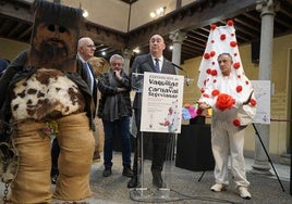 Catorce pueblos de la provincia de Segovia participan en la exposición 'Vaquillas de Carnaval'