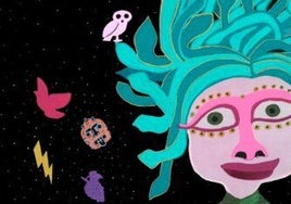 El cartel titulado 'Atenea, protege a Medusa' será la imagen del 34 Maratón de los Cuentos de Guadalajara